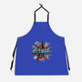 Legend Of The Web Slinger-Unisex-Kitchen-Apron-glitchygorilla