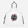 Legend Of The Web Slinger-Unisex-Kitchen-Apron-glitchygorilla
