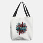Legend Of The Web Slinger-None-Basic Tote-Bag-glitchygorilla