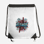 Legend Of The Web Slinger-None-Drawstring-Bag-glitchygorilla