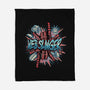 Legend Of The Web Slinger-None-Fleece-Blanket-glitchygorilla