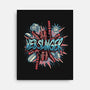 Legend Of The Web Slinger-None-Stretched-Canvas-glitchygorilla