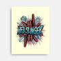 Legend Of The Web Slinger-None-Stretched-Canvas-glitchygorilla