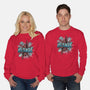 Legend Of The Web Slinger-Unisex-Crew Neck-Sweatshirt-glitchygorilla