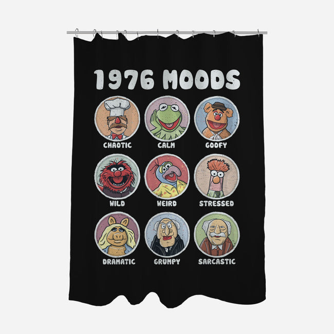 1976 Moods-None-Polyester-Shower Curtain-NMdesign