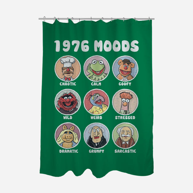 1976 Moods-None-Polyester-Shower Curtain-NMdesign