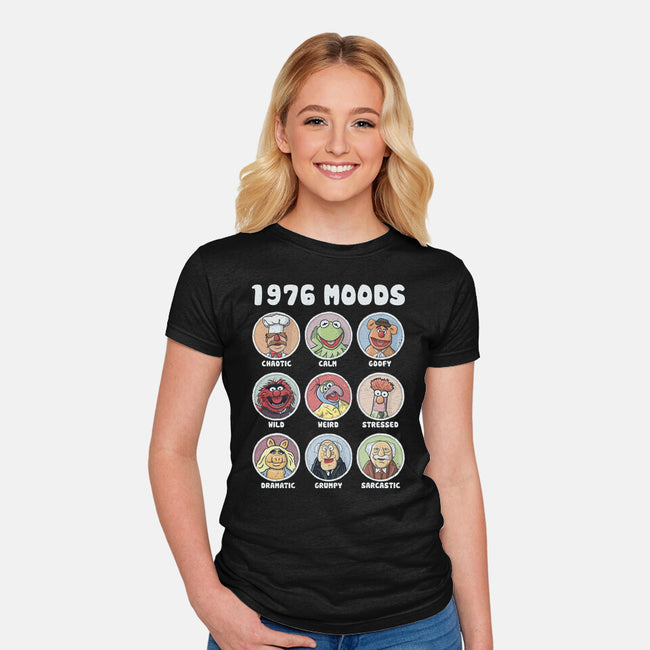 1976 Moods-Womens-Fitted-Tee-NMdesign