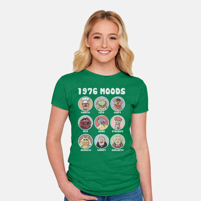 1976 Moods-Womens-Fitted-Tee-NMdesign