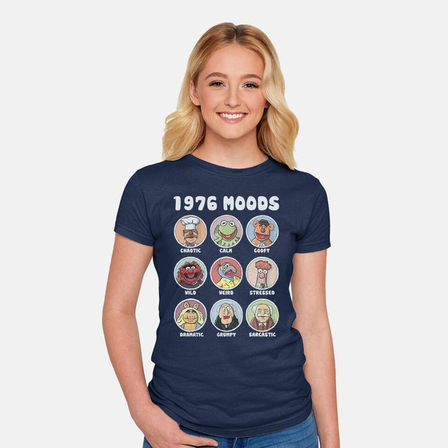 1976 Moods-Womens-Fitted-Tee-NMdesign