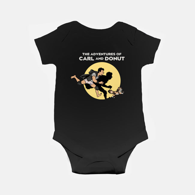 The Adventures Of Carl And Donut-Baby-Basic-Onesie-NMdesign