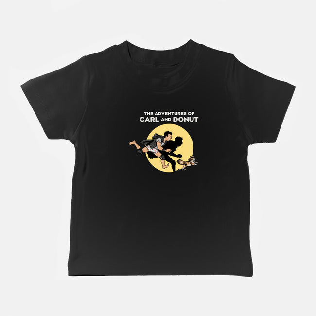 The Adventures Of Carl And Donut-Baby-Basic-Tee-NMdesign