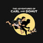 The Adventures Of Carl And Donut-Unisex-Crew Neck-Sweatshirt-NMdesign