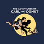 The Adventures Of Carl And Donut-None-Fleece-Blanket-NMdesign