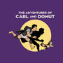 The Adventures Of Carl And Donut-Unisex-Crew Neck-Sweatshirt-NMdesign
