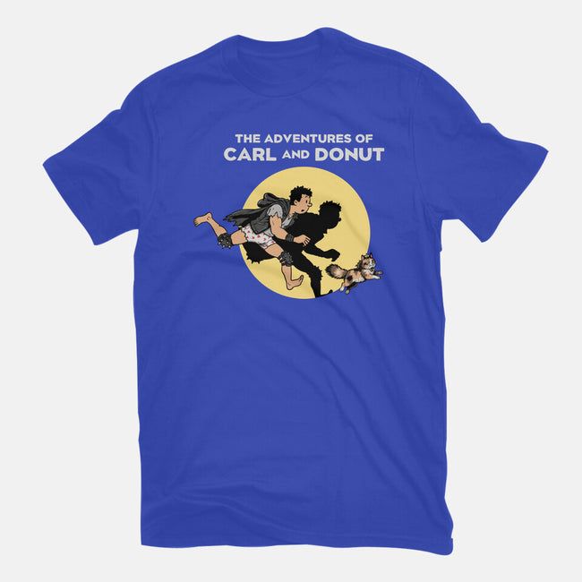 The Adventures Of Carl And Donut-Mens-Premium-Tee-NMdesign