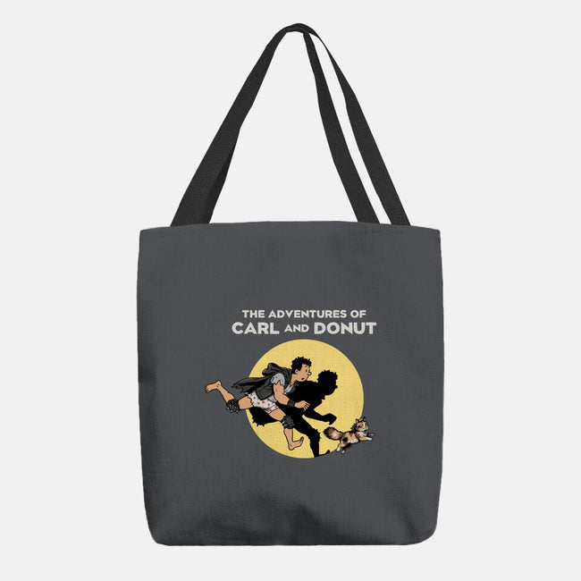 The Adventures Of Carl And Donut-None-Basic Tote-Bag-NMdesign