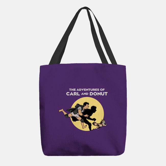 The Adventures Of Carl And Donut-None-Basic Tote-Bag-NMdesign