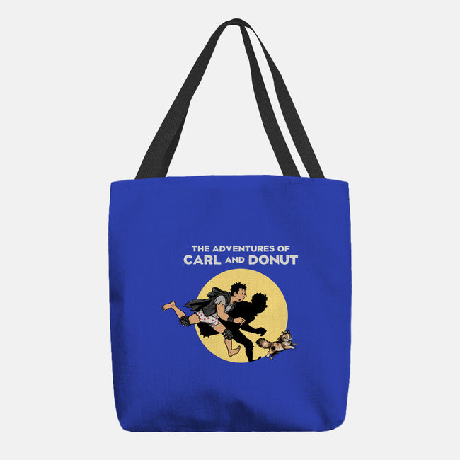 The Adventures Of Carl And Donut-None-Basic Tote-Bag-NMdesign