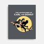 The Adventures Of Carl And Donut-None-Stretched-Canvas-NMdesign