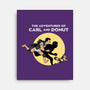 The Adventures Of Carl And Donut-None-Stretched-Canvas-NMdesign