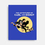 The Adventures Of Carl And Donut-None-Stretched-Canvas-NMdesign