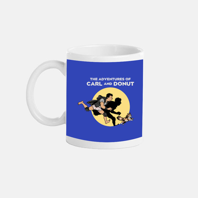 The Adventures Of Carl And Donut-None-Mug-Drinkware-NMdesign