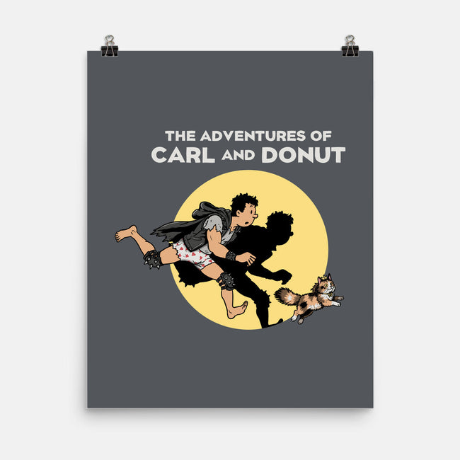 The Adventures Of Carl And Donut-None-Matte-Poster-NMdesign