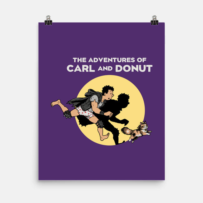 The Adventures Of Carl And Donut-None-Matte-Poster-NMdesign