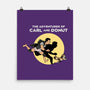 The Adventures Of Carl And Donut-None-Matte-Poster-NMdesign