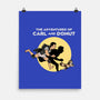The Adventures Of Carl And Donut-None-Matte-Poster-NMdesign