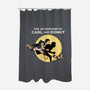 The Adventures Of Carl And Donut-None-Polyester-Shower Curtain-NMdesign
