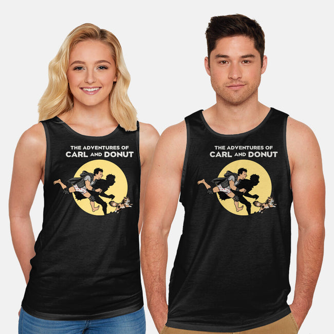The Adventures Of Carl And Donut-Unisex-Basic-Tank-NMdesign