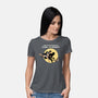 The Adventures Of Carl And Donut-Womens-Basic-Tee-NMdesign