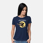 The Adventures Of Carl And Donut-Womens-Basic-Tee-NMdesign