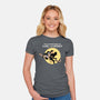 The Adventures Of Carl And Donut-Womens-Fitted-Tee-NMdesign