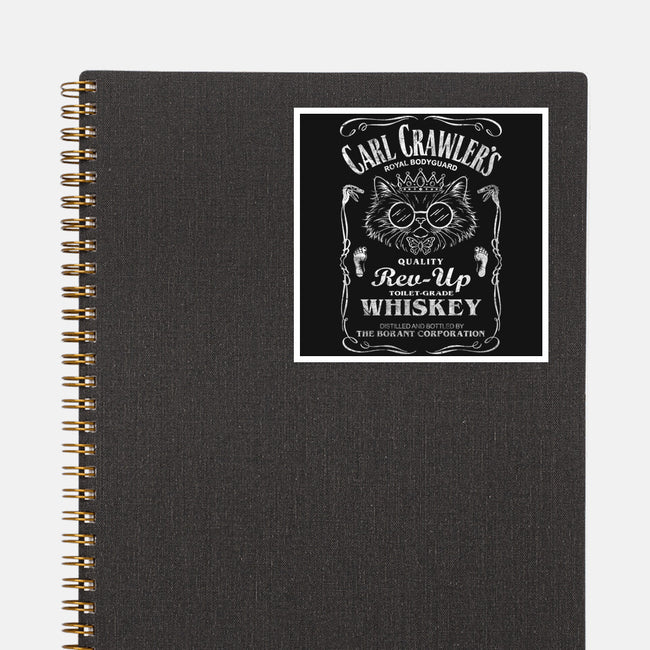 Carl Crawler’s Whiskey-None-Glossy-Sticker-NMdesign