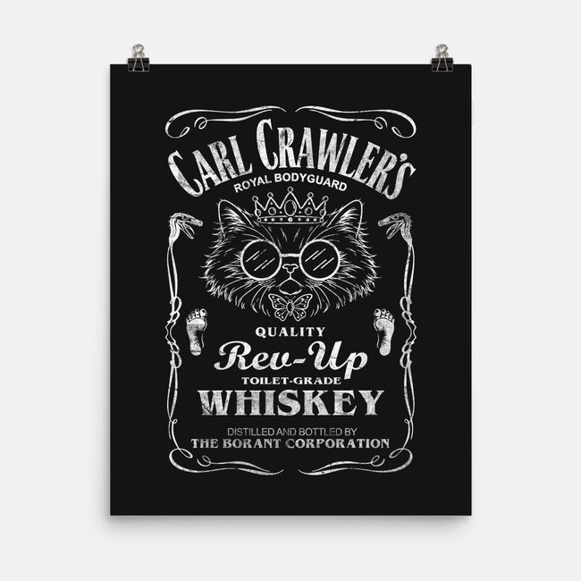 Carl Crawler’s Whiskey-None-Matte-Poster-NMdesign