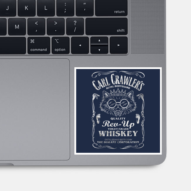 Carl Crawler’s Whiskey-None-Glossy-Sticker-NMdesign