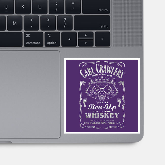 Carl Crawler’s Whiskey-None-Glossy-Sticker-NMdesign