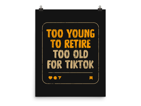 Too Old For TikTok