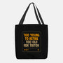 Too Old For TikTok-None-Basic Tote-Bag-koalastudio