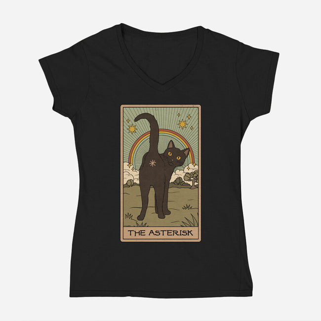 Asterisk-Womens-V-Neck-Tee-Thiago Correa