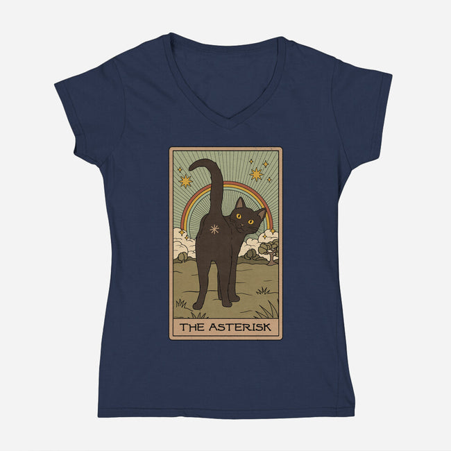 Asterisk-Womens-V-Neck-Tee-Thiago Correa