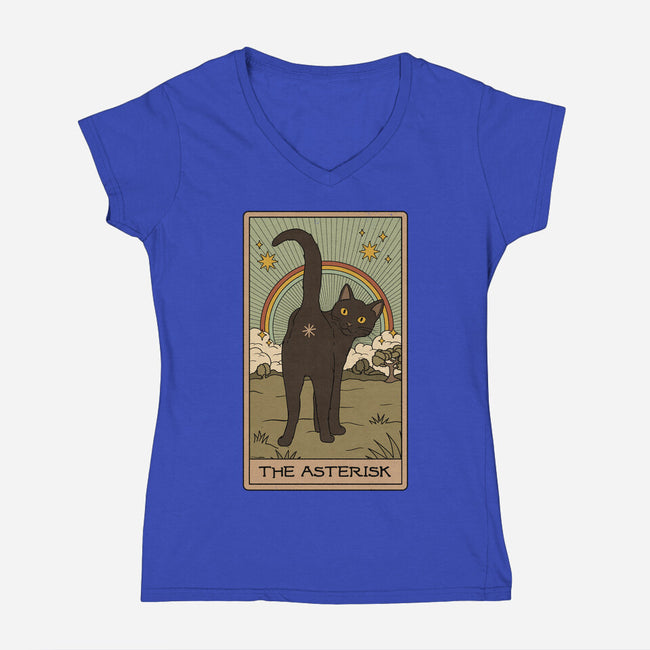 Asterisk-Womens-V-Neck-Tee-Thiago Correa