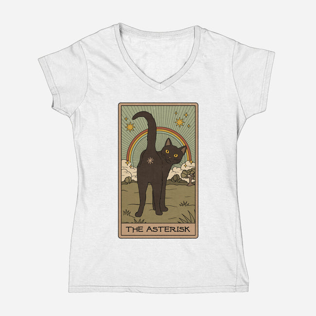 Asterisk-Womens-V-Neck-Tee-Thiago Correa