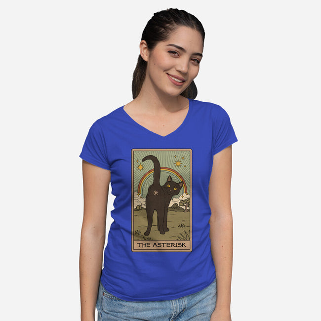 Asterisk-Womens-V-Neck-Tee-Thiago Correa