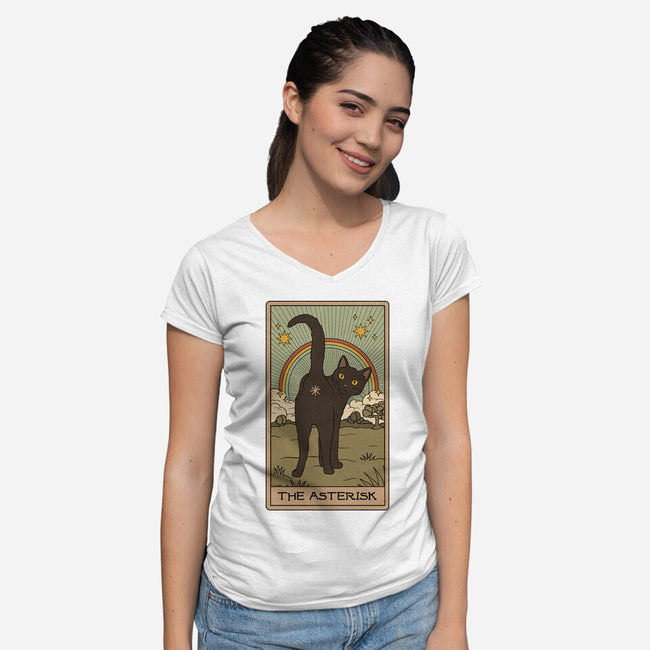 Asterisk-Womens-V-Neck-Tee-Thiago Correa