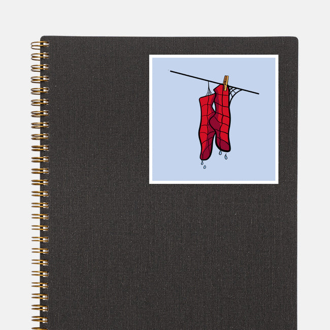 Spider Laundry Day-None-Glossy-Sticker-nickzzarto