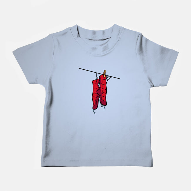 Spider Laundry Day-Baby-Basic-Tee-nickzzarto