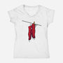 Spider Laundry Day-Womens-V-Neck-Tee-nickzzarto
